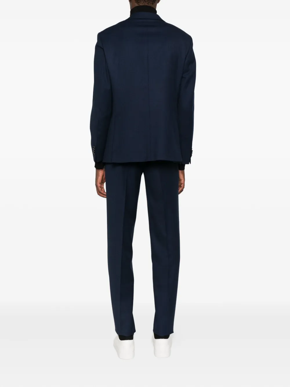 Manuel Ritz Stretch pak met detail Blauw