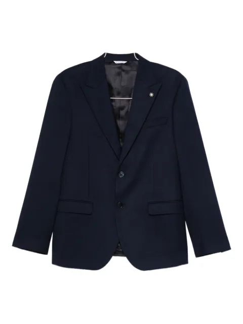 Manuel Ritz stretch hopsack-eye suit