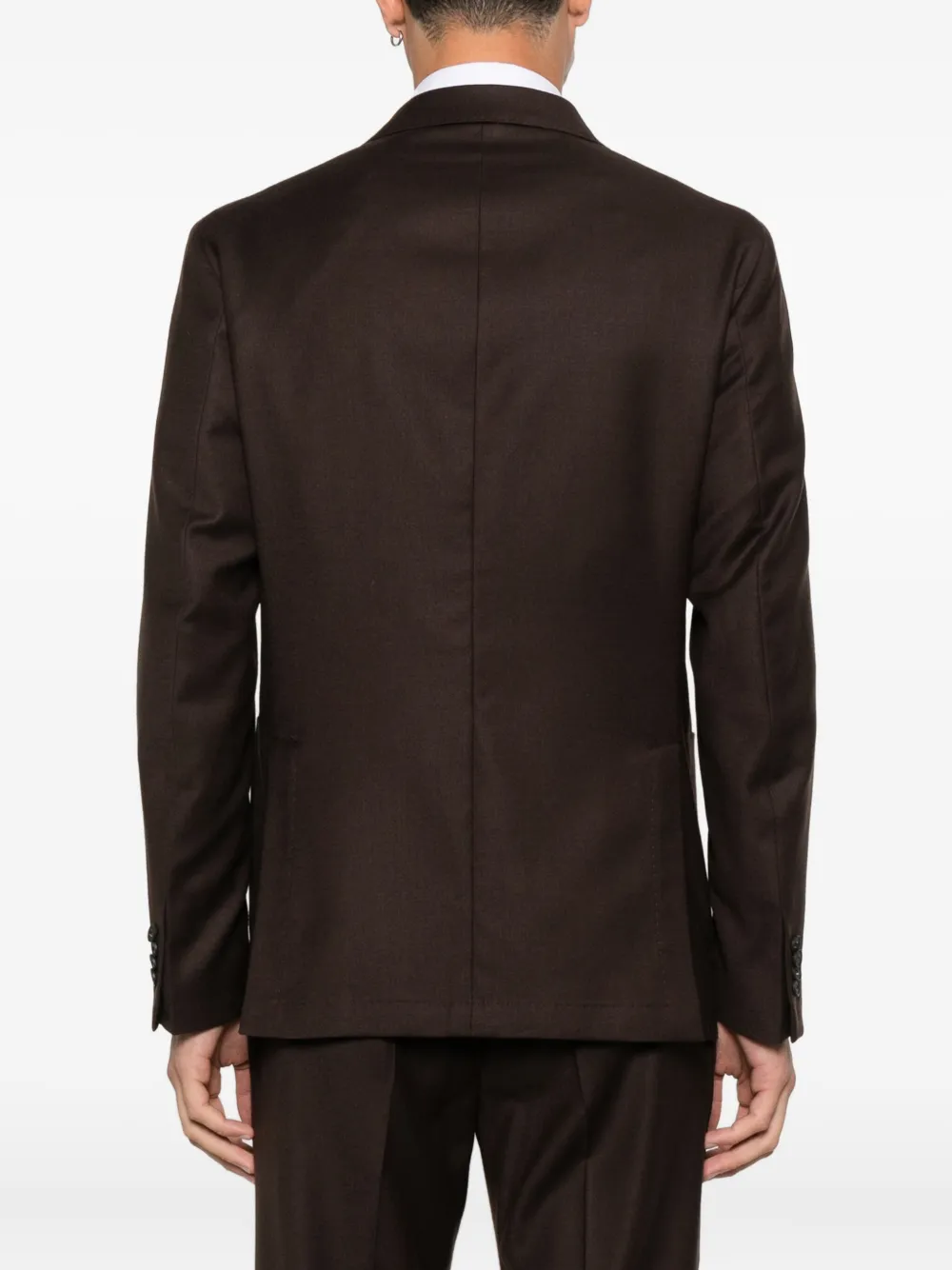 Manuel Ritz Blazer met enkele rij knopen Bruin