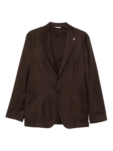 Manuel Ritz notched-lapel single-breasted blazer