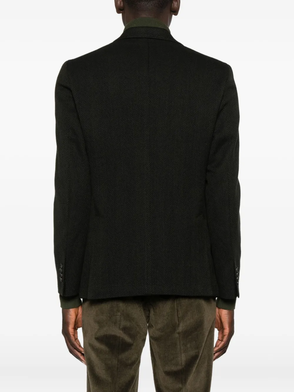 Manuel Ritz Single-breasted Blazer In Green