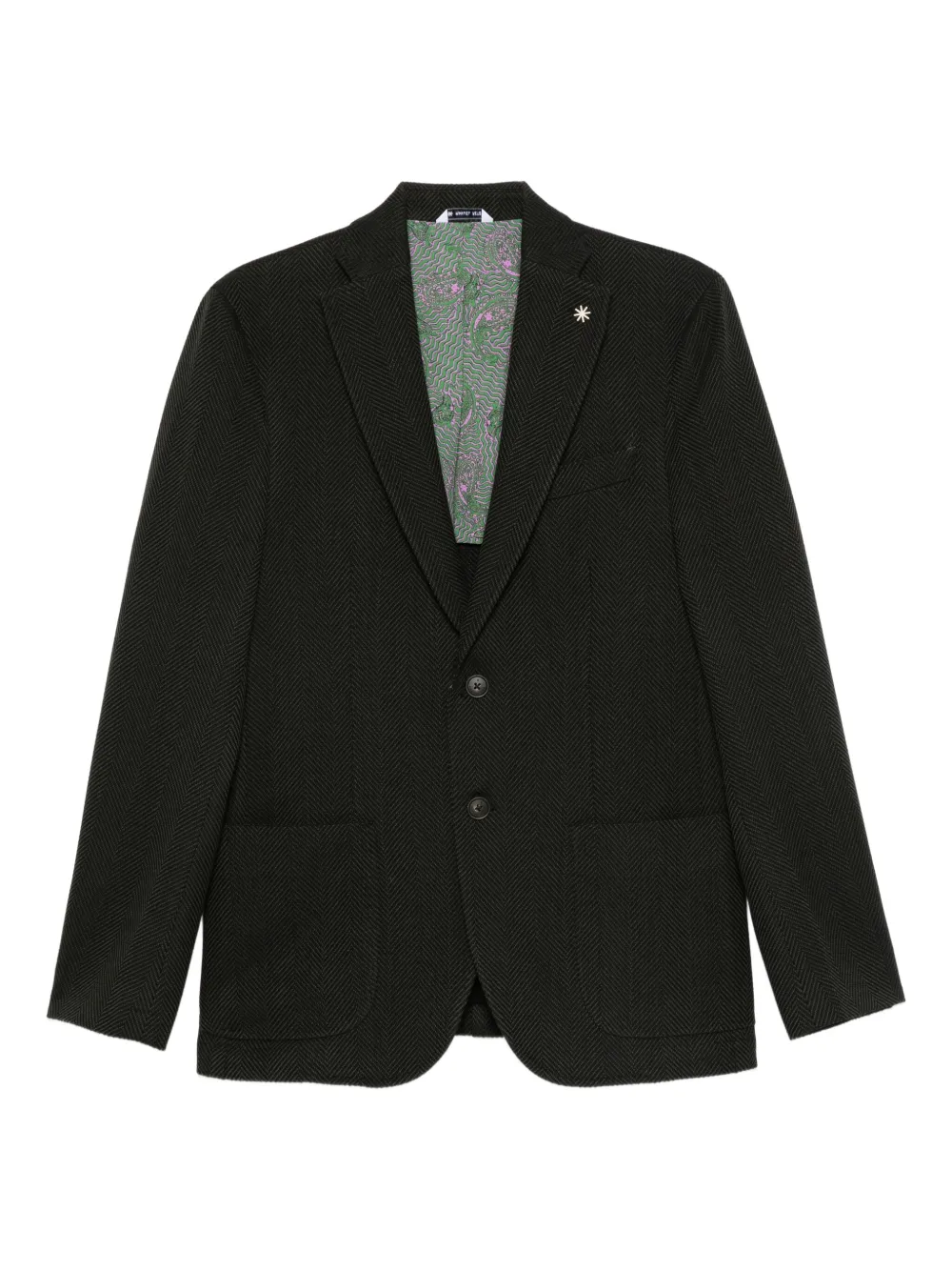 Manuel Ritz single-breasted blazer | Green | Image 1