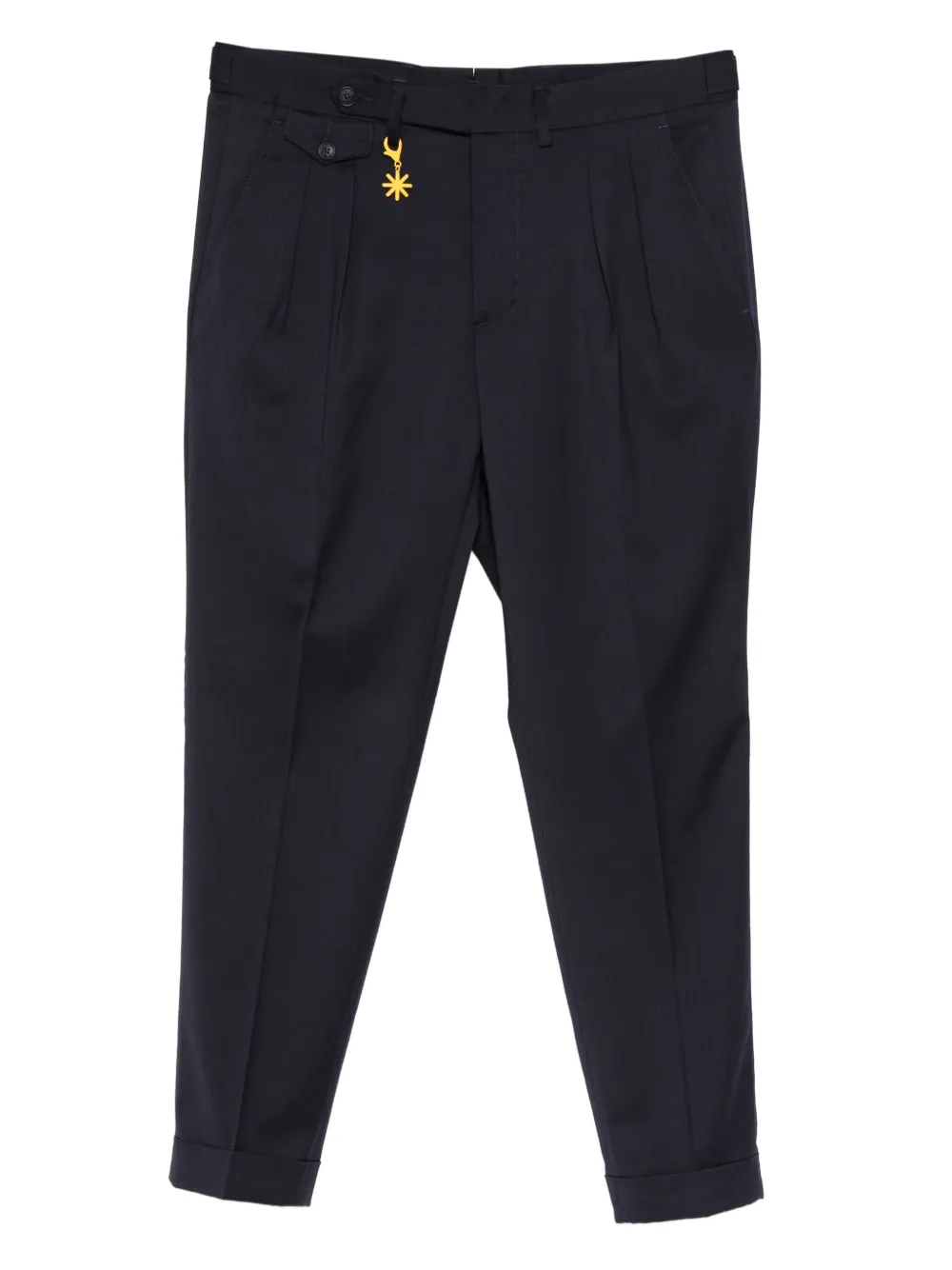 Manuel Ritz pleated trousers | Blue | Image 1