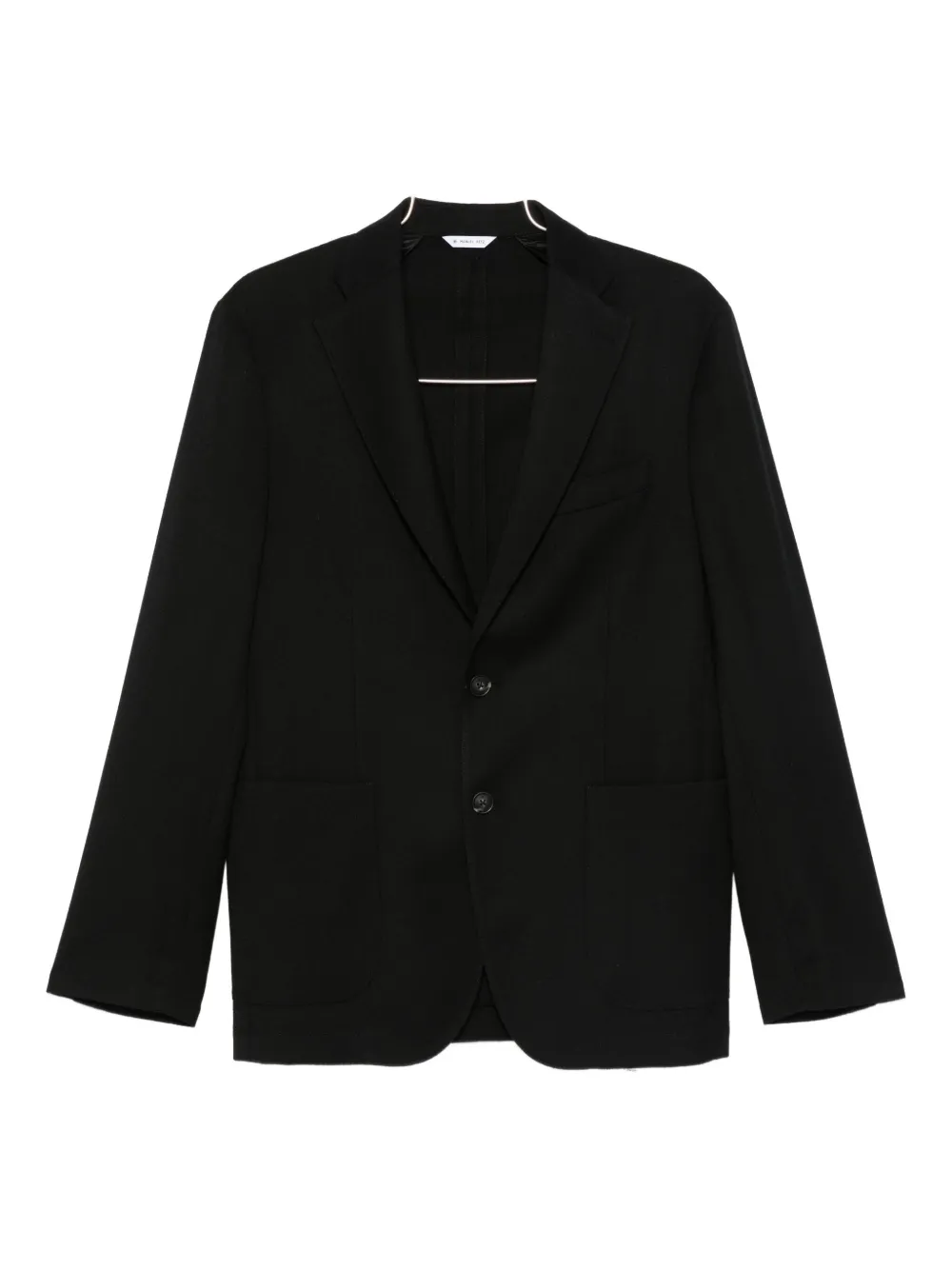 Manuel Ritz Wool Blazer In Black