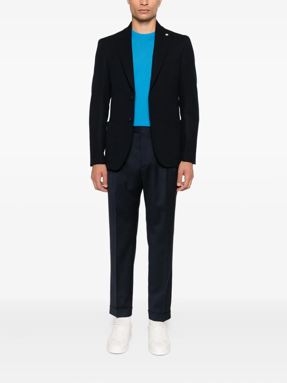 Manuel Ritz herringbone-weave single-breasted blazer | Blazers | Image 2