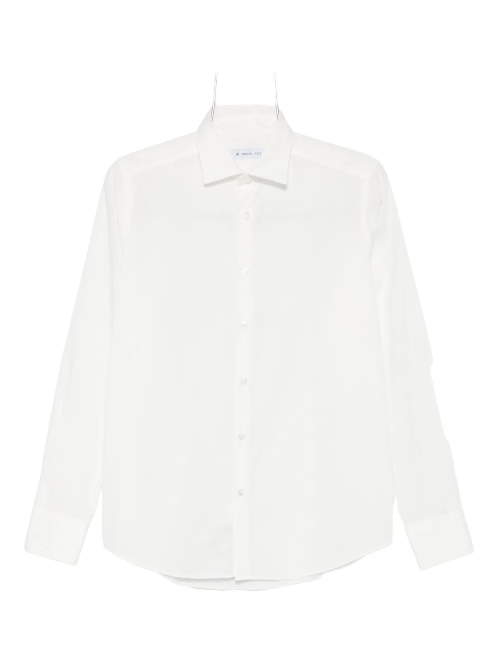 Manuel Ritz stretch-cotton poplin shirt | White | Image 1