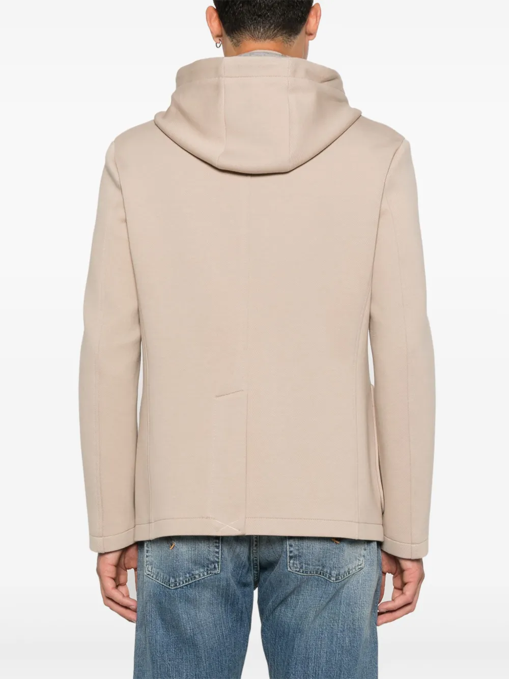 Manuel Ritz Blazer met enkele rij knopen Beige