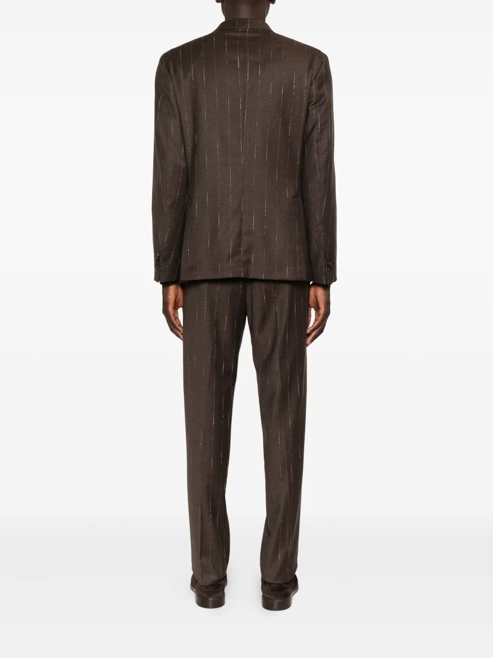 Manuel Ritz Pak met enkele rij knopen Bruin