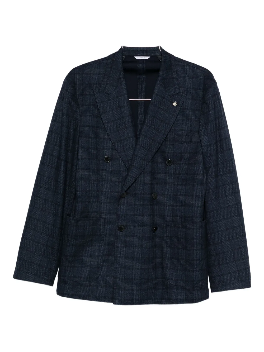 Manuel Ritz Prince of Wales-check suit | Blue | Image 1