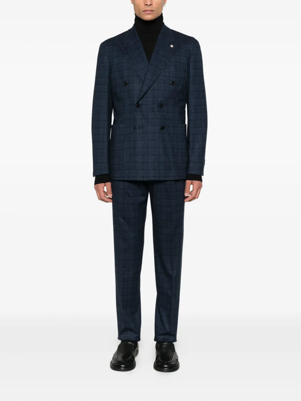 Manuel Ritz Prince of Wales-check suit | Double  Breasted Suits | Image 2