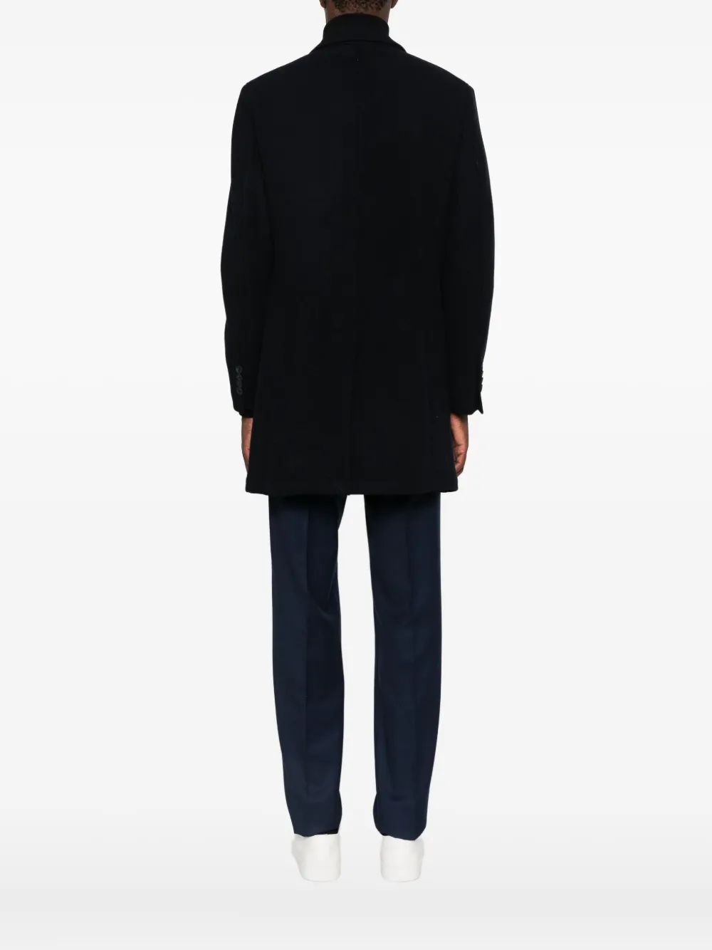 Manuel Ritz Nuvola Single-breasted Coat In Black