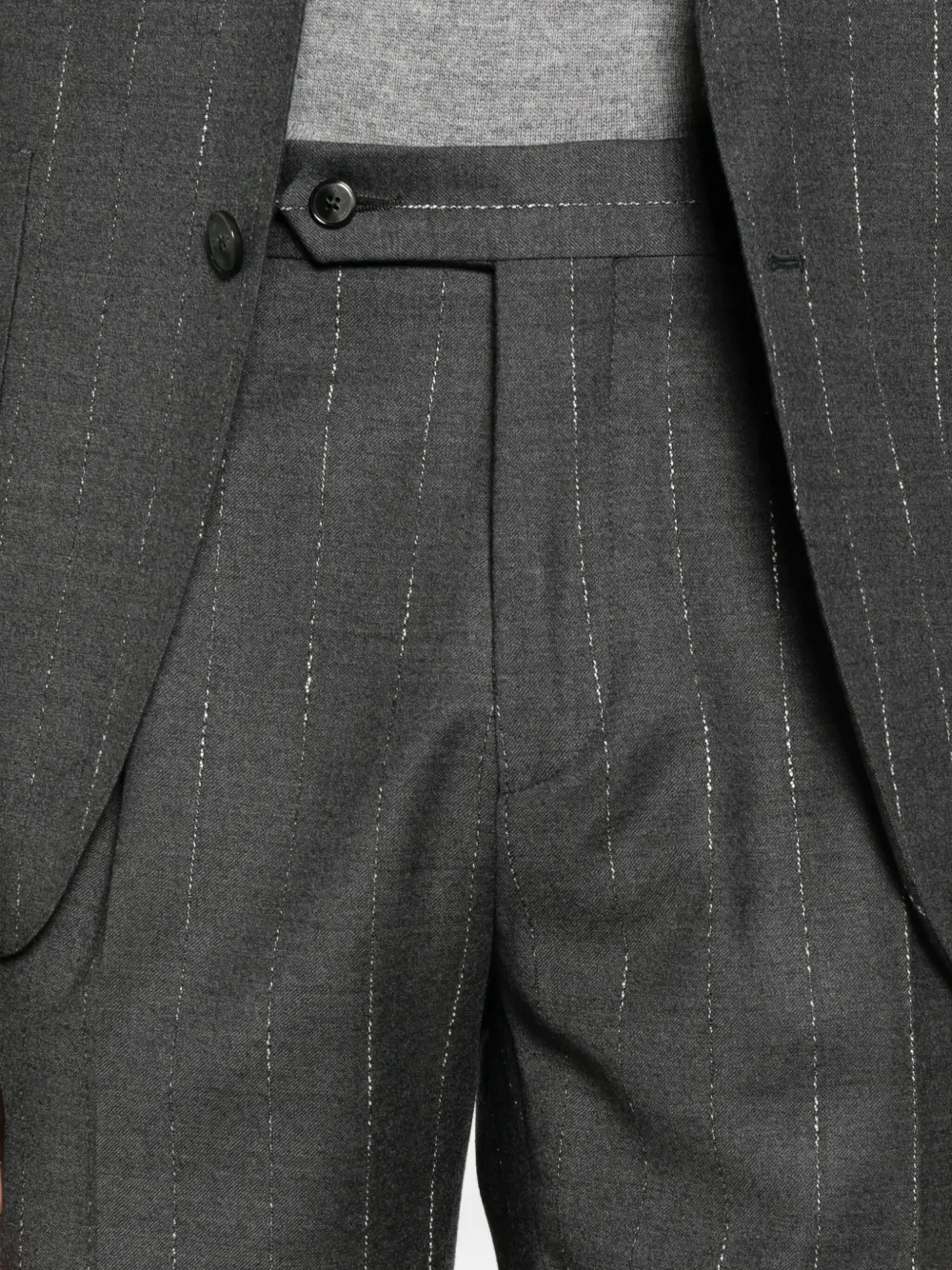 Manuel Ritz Wool-blend Single-breasted Suit In Gray