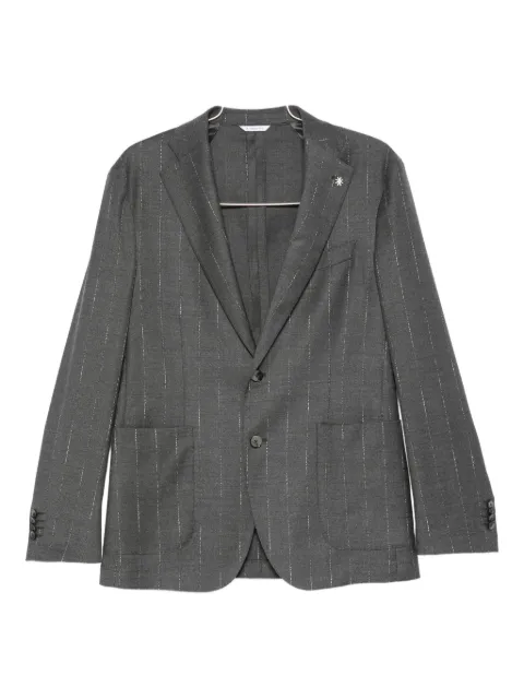 Manuel Ritz wool-blend single-breasted suit
