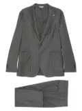 Manuel Ritz wool-blend single-breasted suit - Grey
