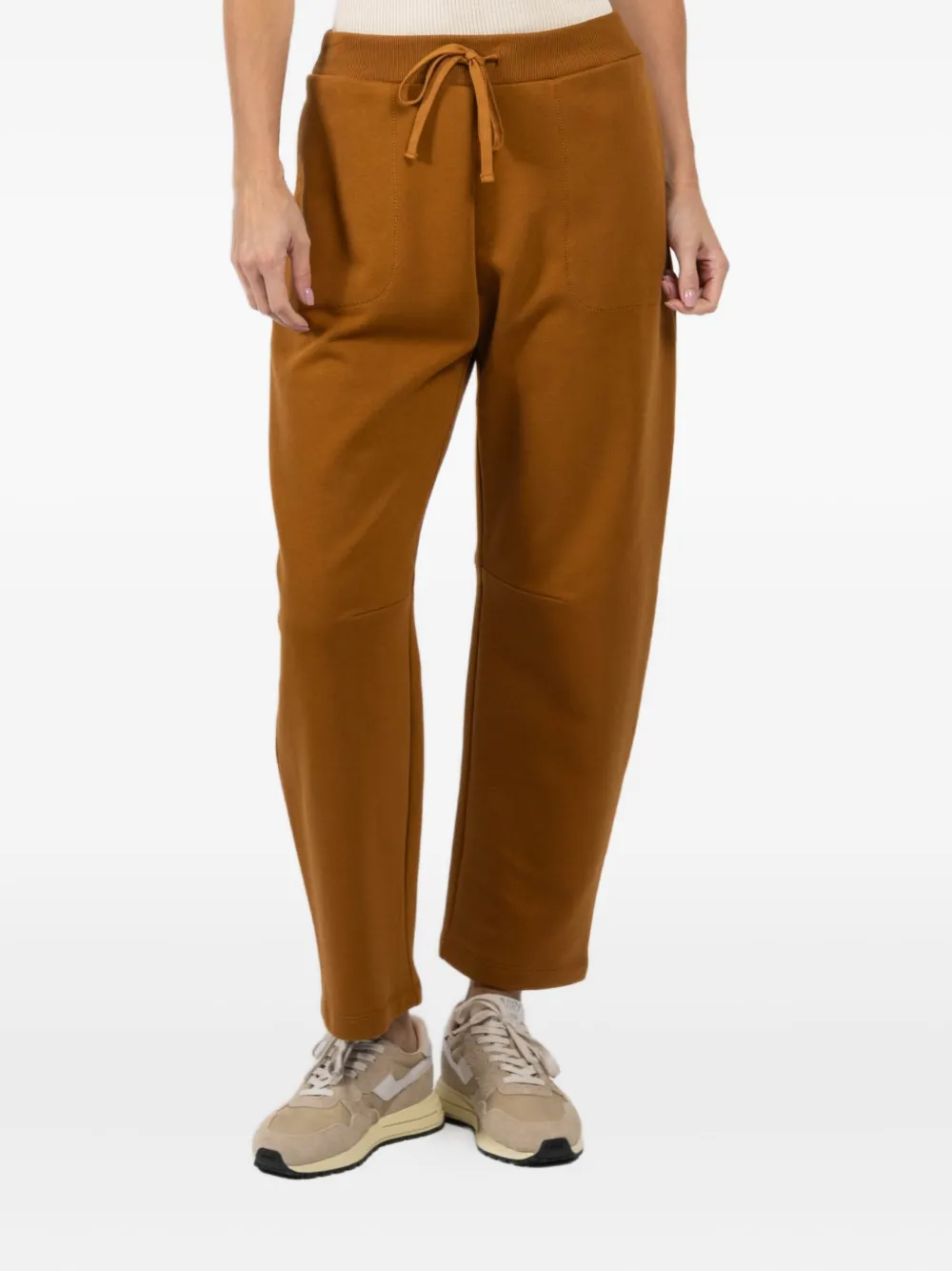 Arlo Mott Drawstring Trousers In Brown