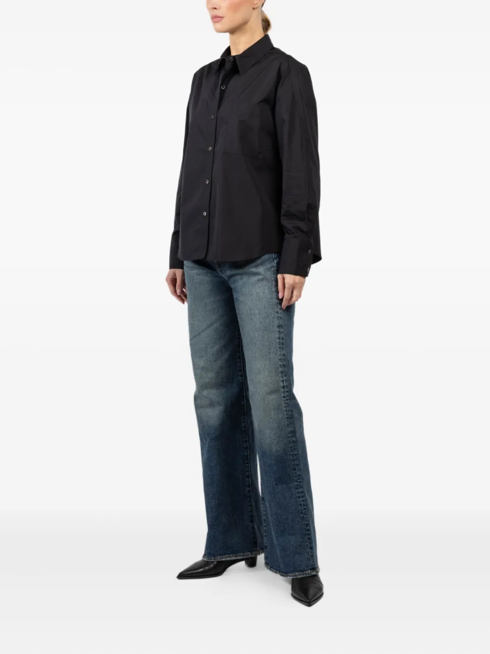  Arlo Mott Cotton Shirt - Black 