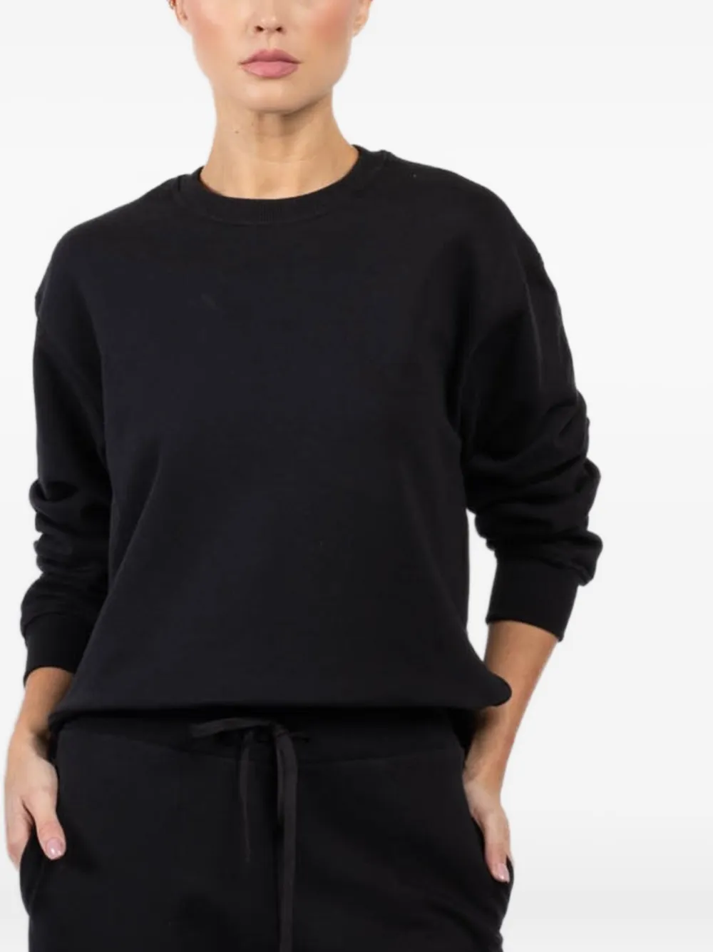 Arlo Mott Cotton Sweatshirt In Black