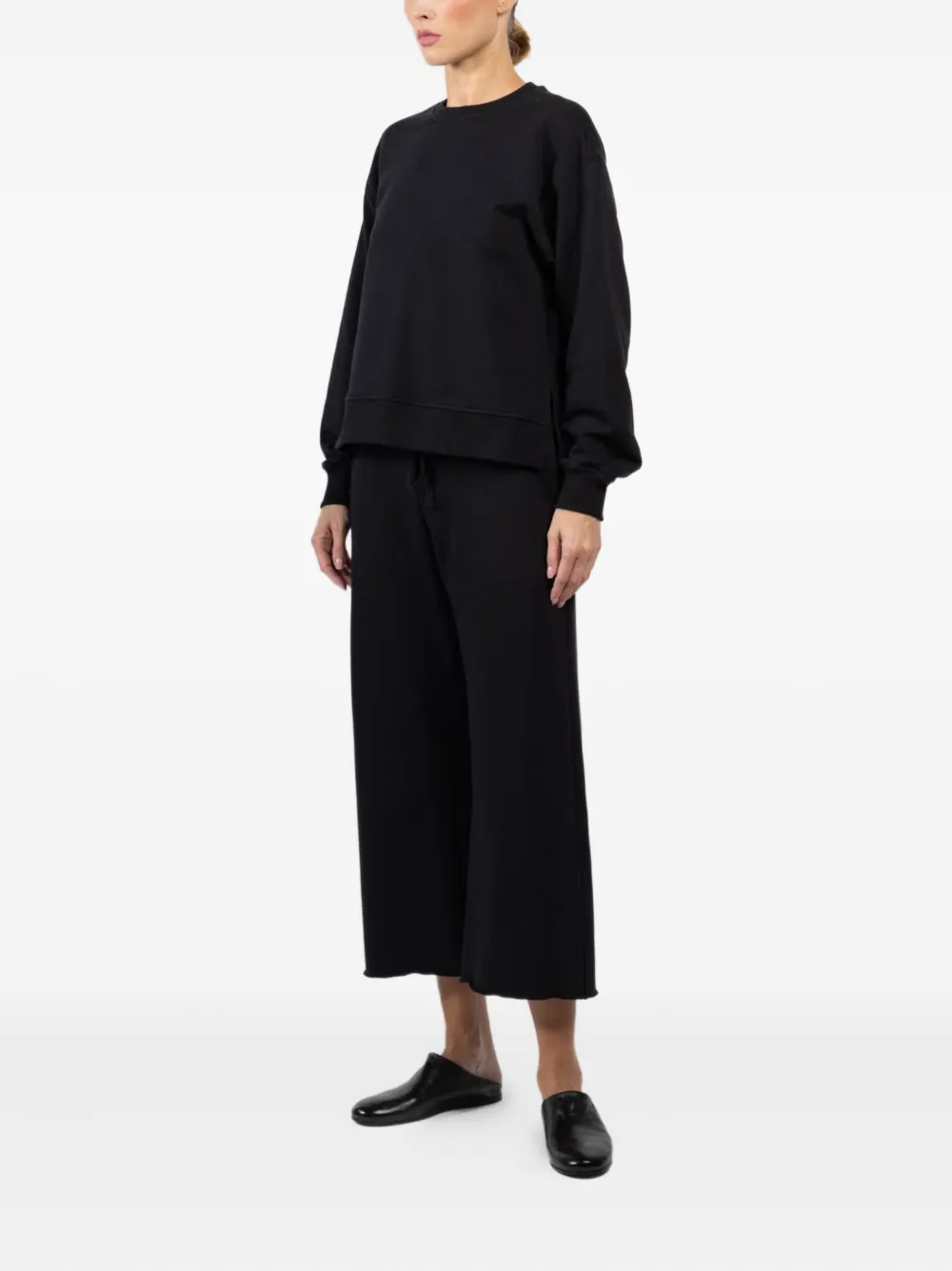 Arlo Mott Cotton Sweatshirt In Black