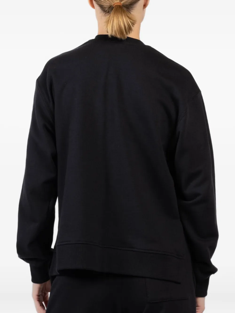 Arlo Mott Cotton Sweatshirt In Black