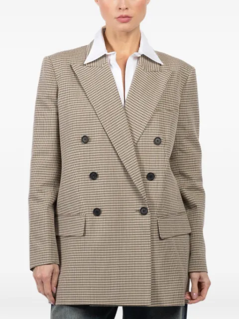 Kulson George double-breasted check jacket