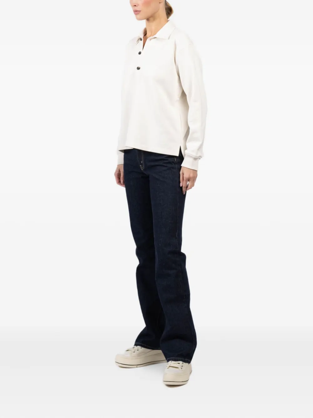 Arlo Mott Cotton Polo Shirt In White