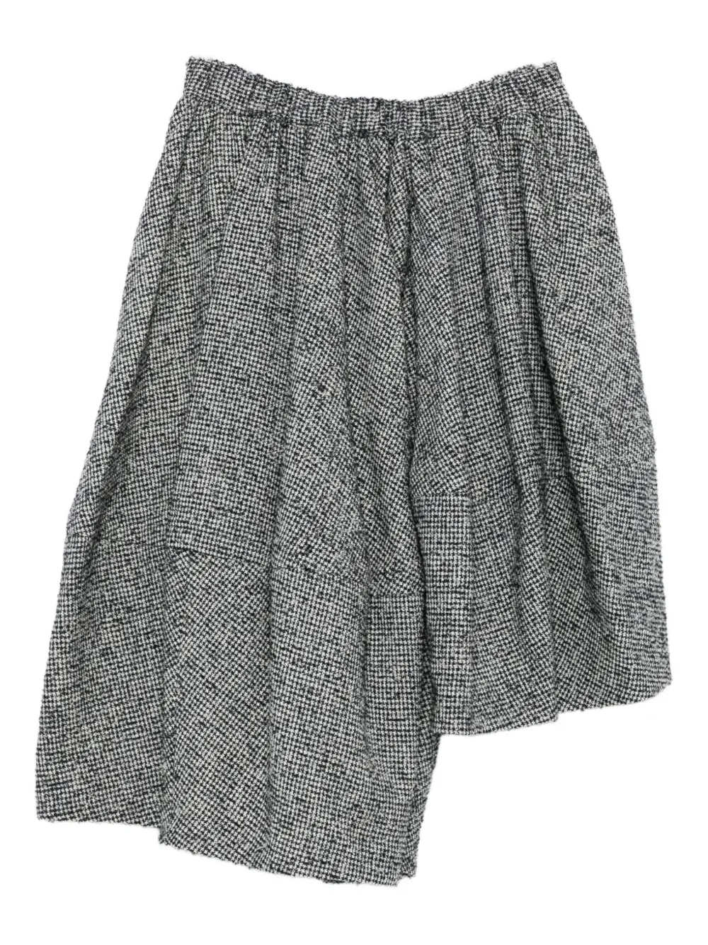 Comme Des Garçons Tiered Mini Skirt In Blue