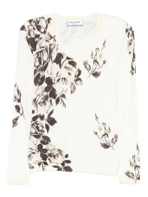 Blugirl floral-print top 