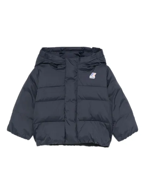 K Way Kids hooded puffer jacket