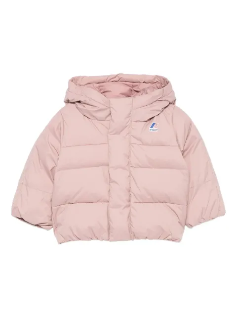 K Way Kids hooded puffer jacket