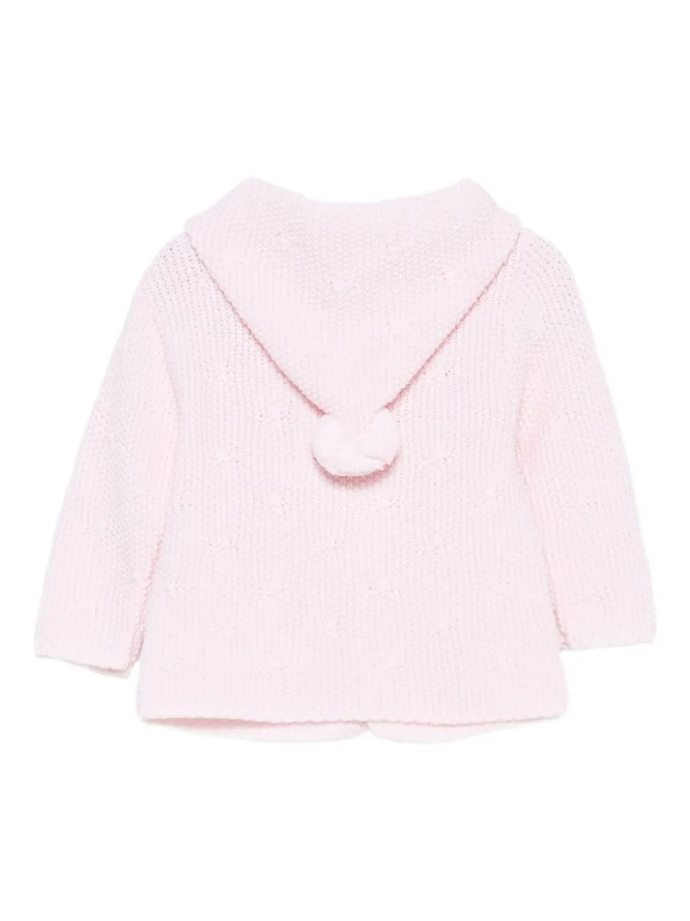 Paz Rodriguez Vest met capuchon en pompon Roze