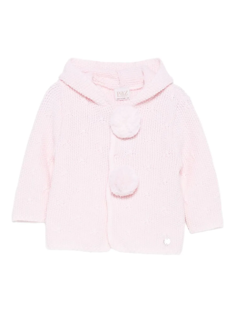 Paz Rodriguez Cardigan con cappuccio - Rosa