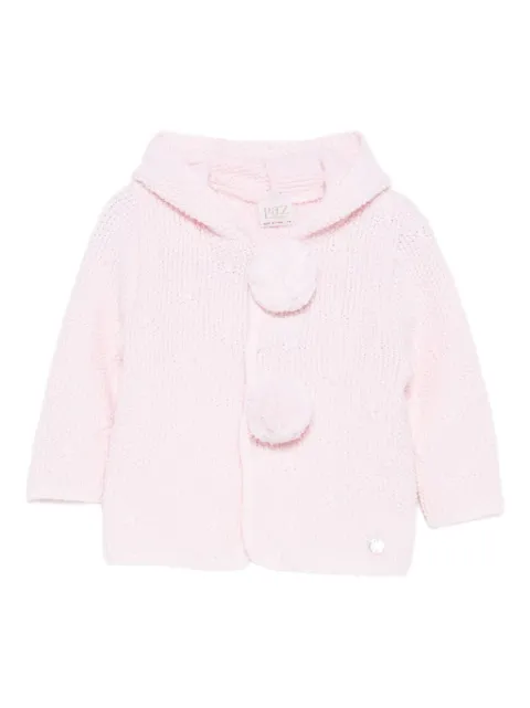 Paz Rodriguez hooded pom-pom cardigan