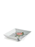 Fornasetti Musciarabia con rose tray (20,8cm x 20,8cm) - White