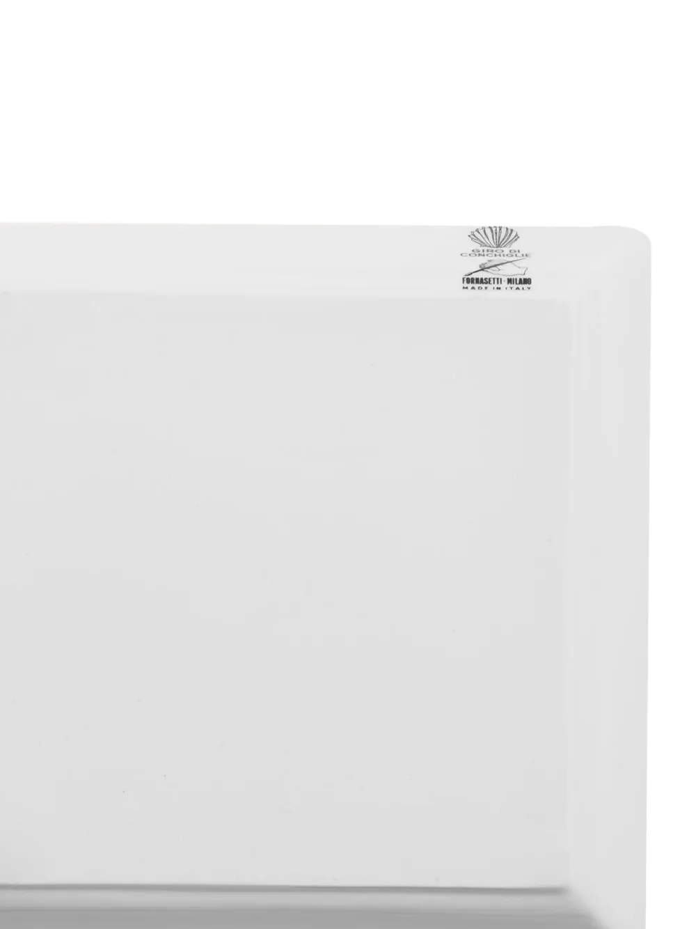 Fornasetti Giro Di Conchiglie Square Tray (20,8cm X 20,8cm) In White