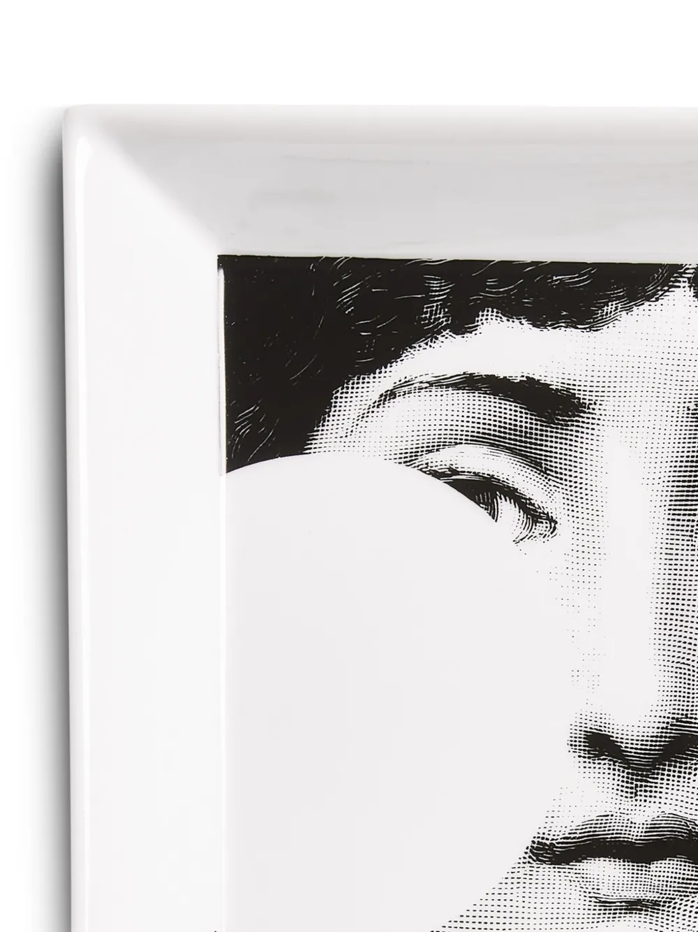 Fornasetti Vide-poche square face tray (20,8cm x 20,8cm) | Decorative Trays & Plates | Image 2