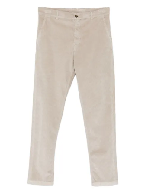 Canali corduroy straight-leg trousers