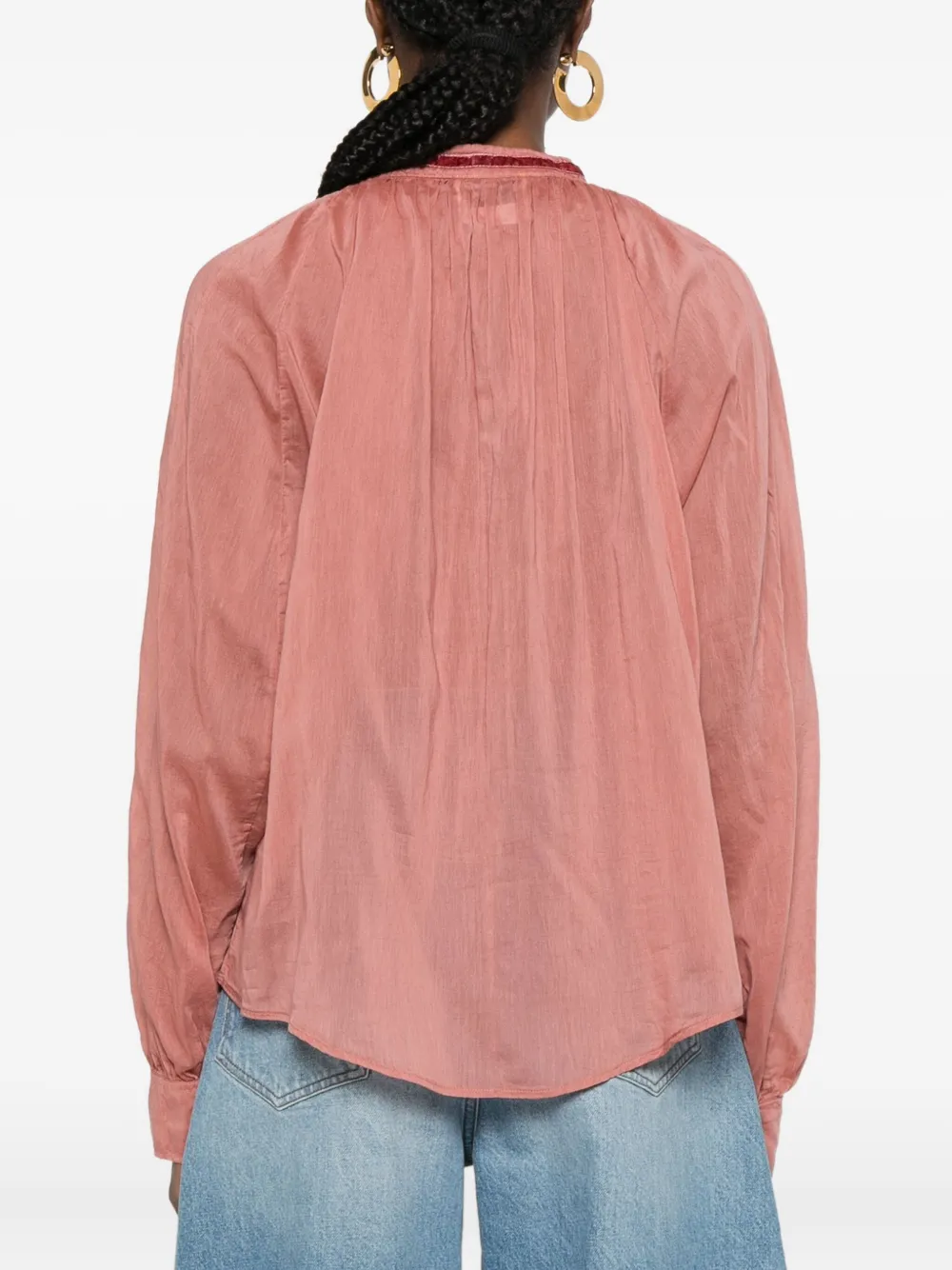 Forte Geplooide top Roze