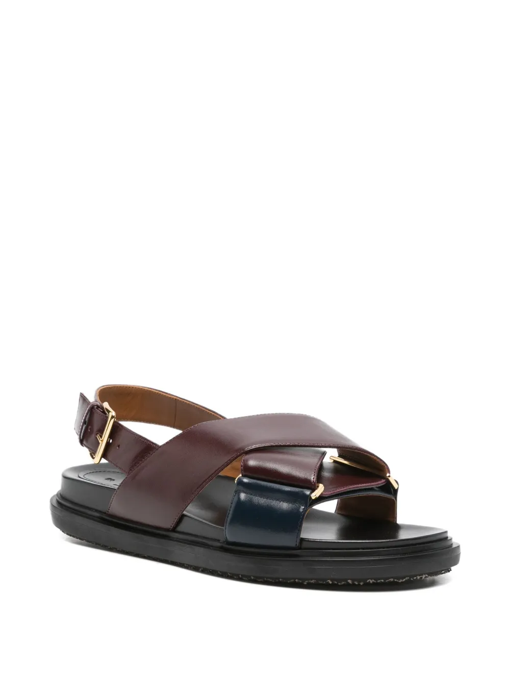 Marni Sandalen met gekruiste bandjes Rood