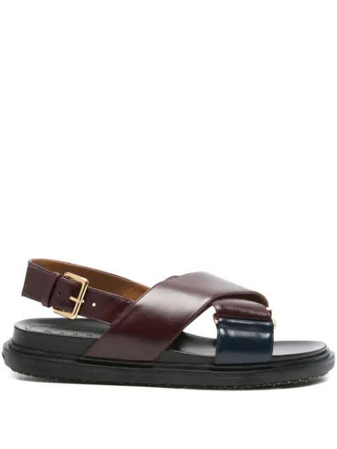 Marni crisscross strap sandals