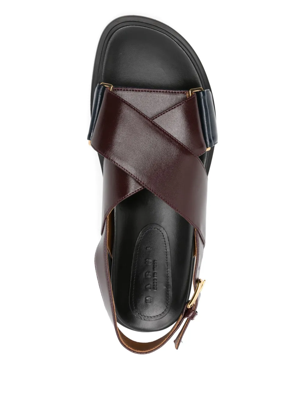 Marni Sandalen met gekruiste bandjes Rood