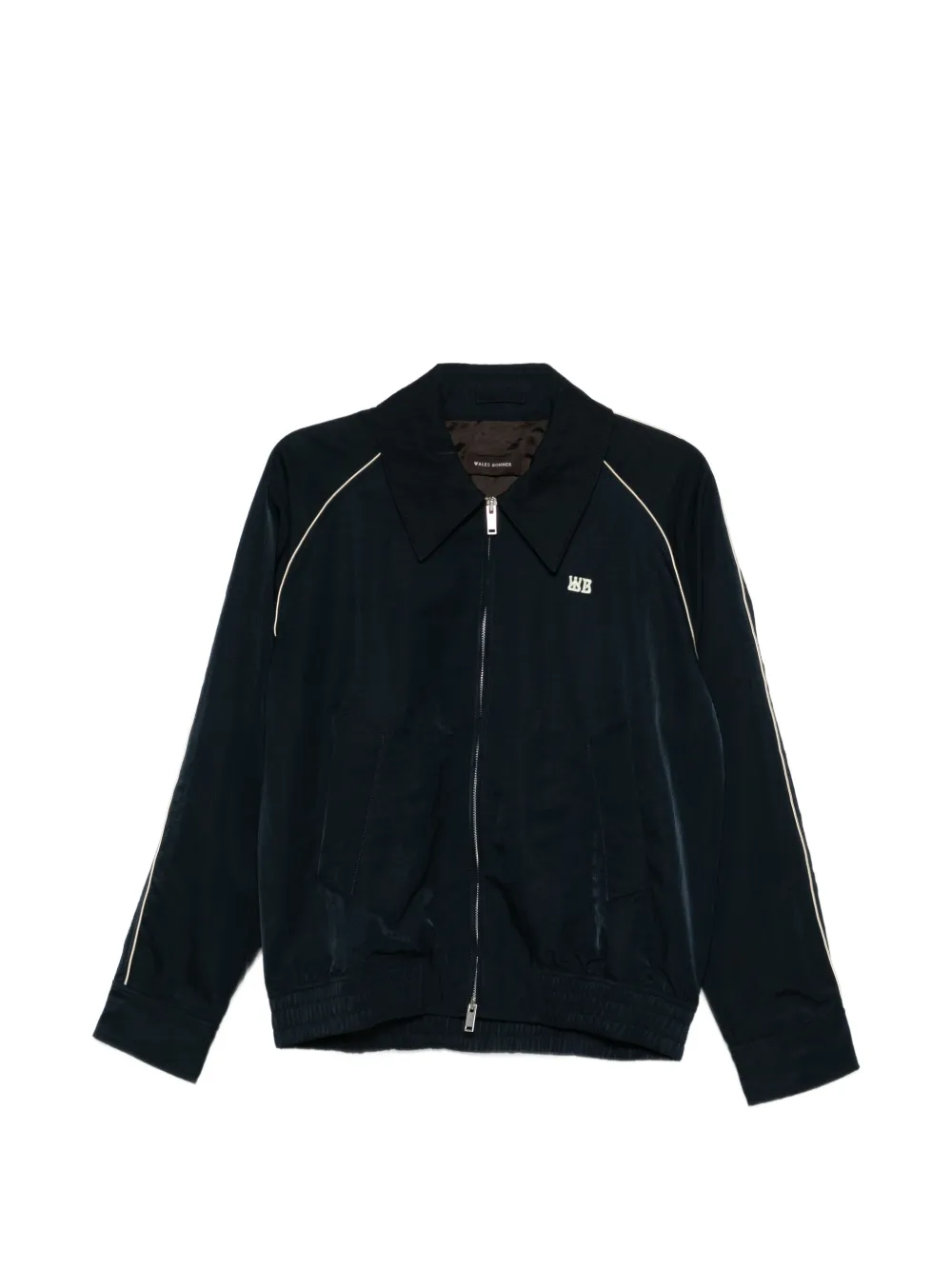 Wales Bonner Taslan logo-detail jacket - Blu
