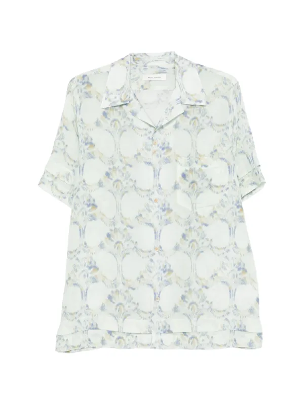 Wales Bonner Short-sleeves Shirt in Green