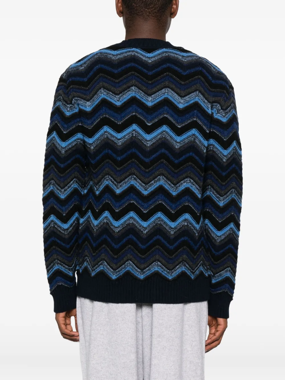 Missoni Vest met chevron-streep Zwart