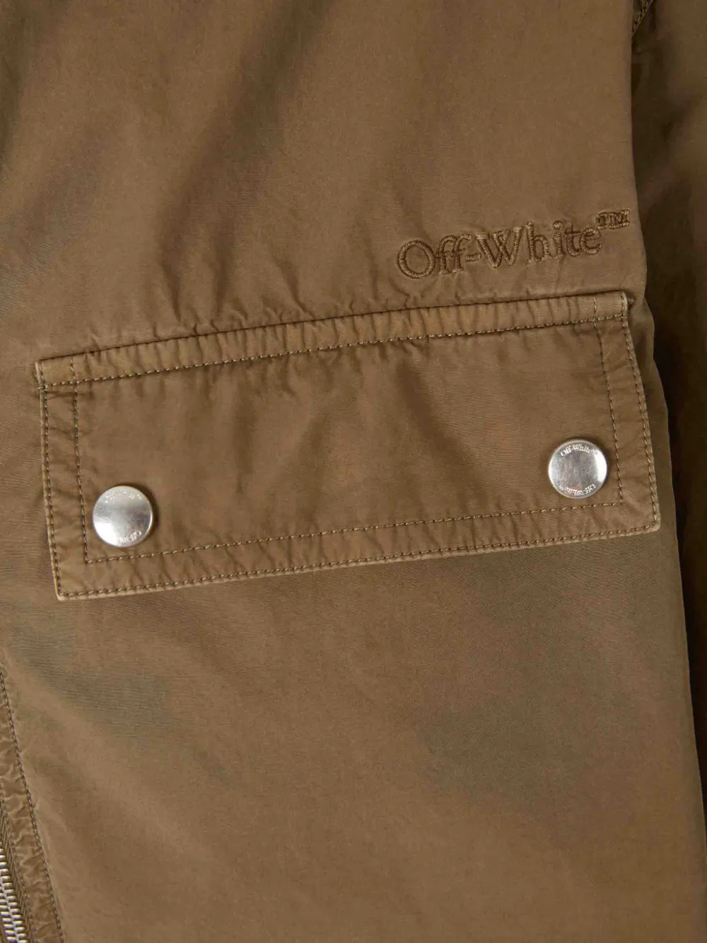 Off-White Bowling shirtjack Bruin