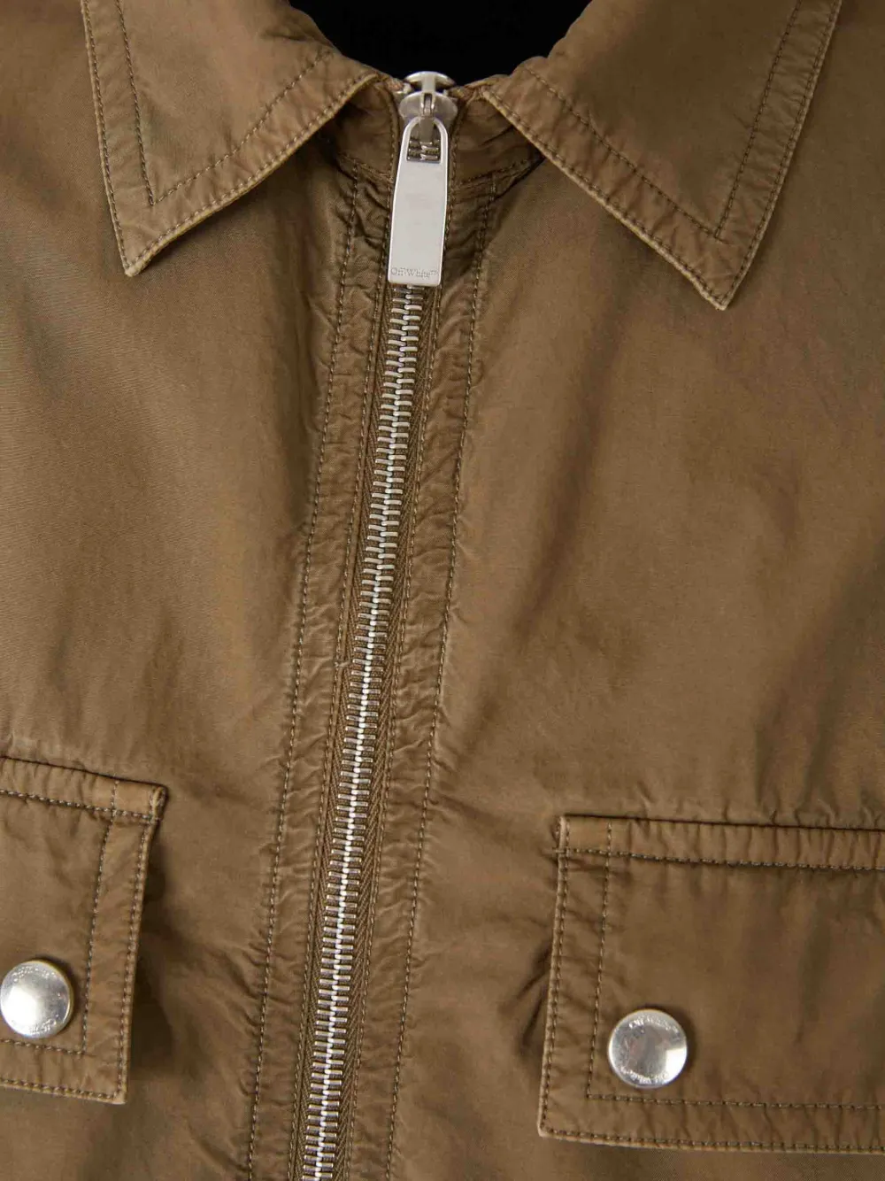 Off-White Bowling shirtjack Bruin