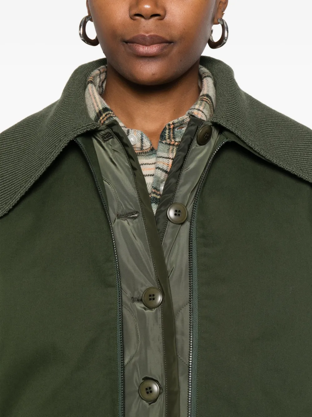 Sea Bomberjacke Mit Klassischem Kragen In Green