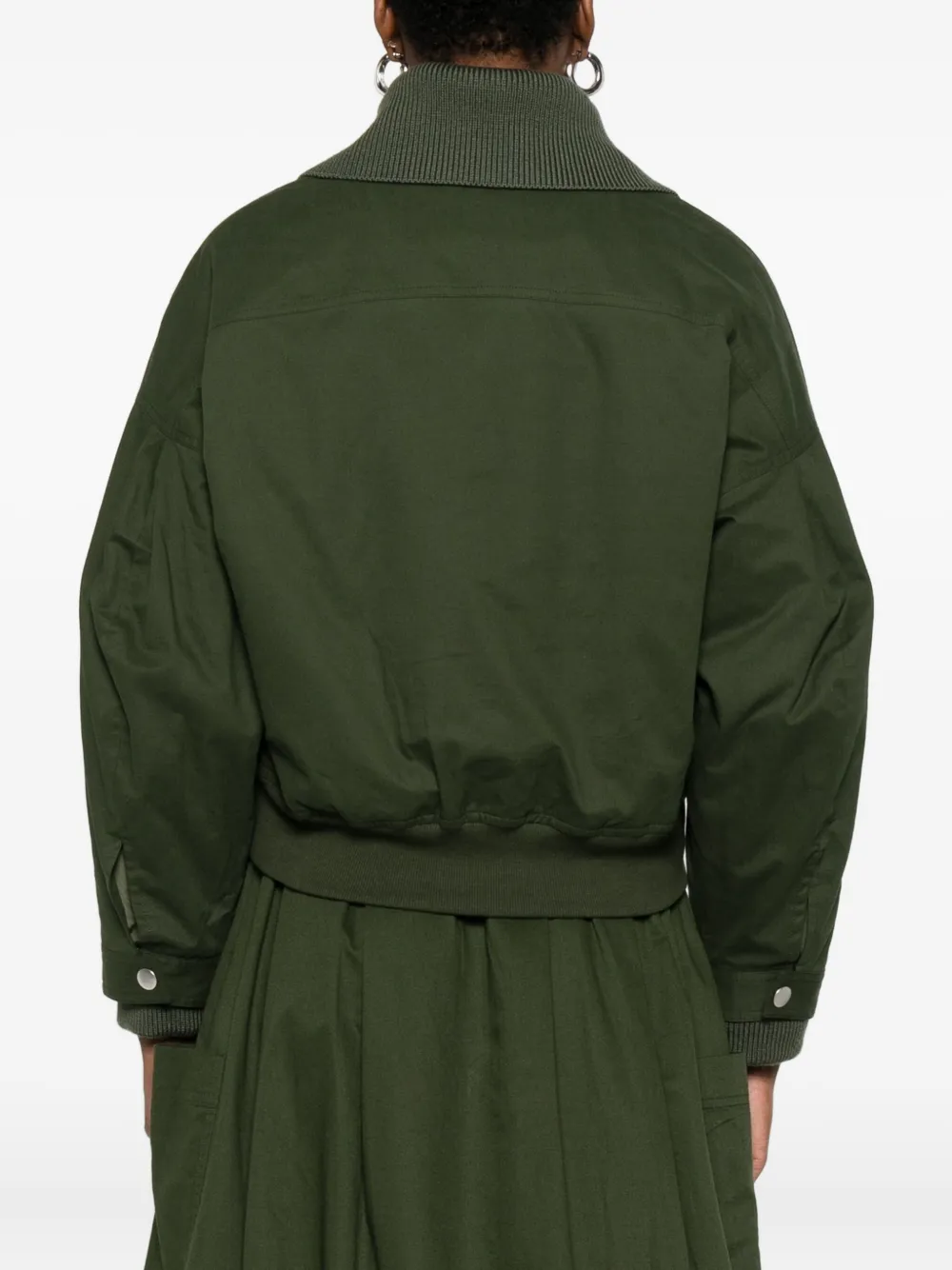 Sea Bomberjacke Mit Klassischem Kragen In Green