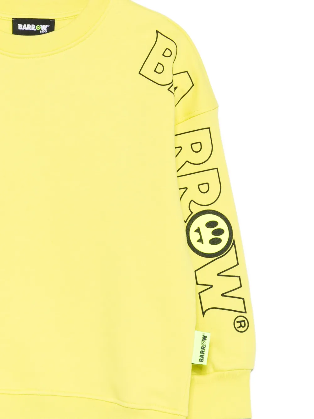 Barrow kids Sweater met ronde hals Geel