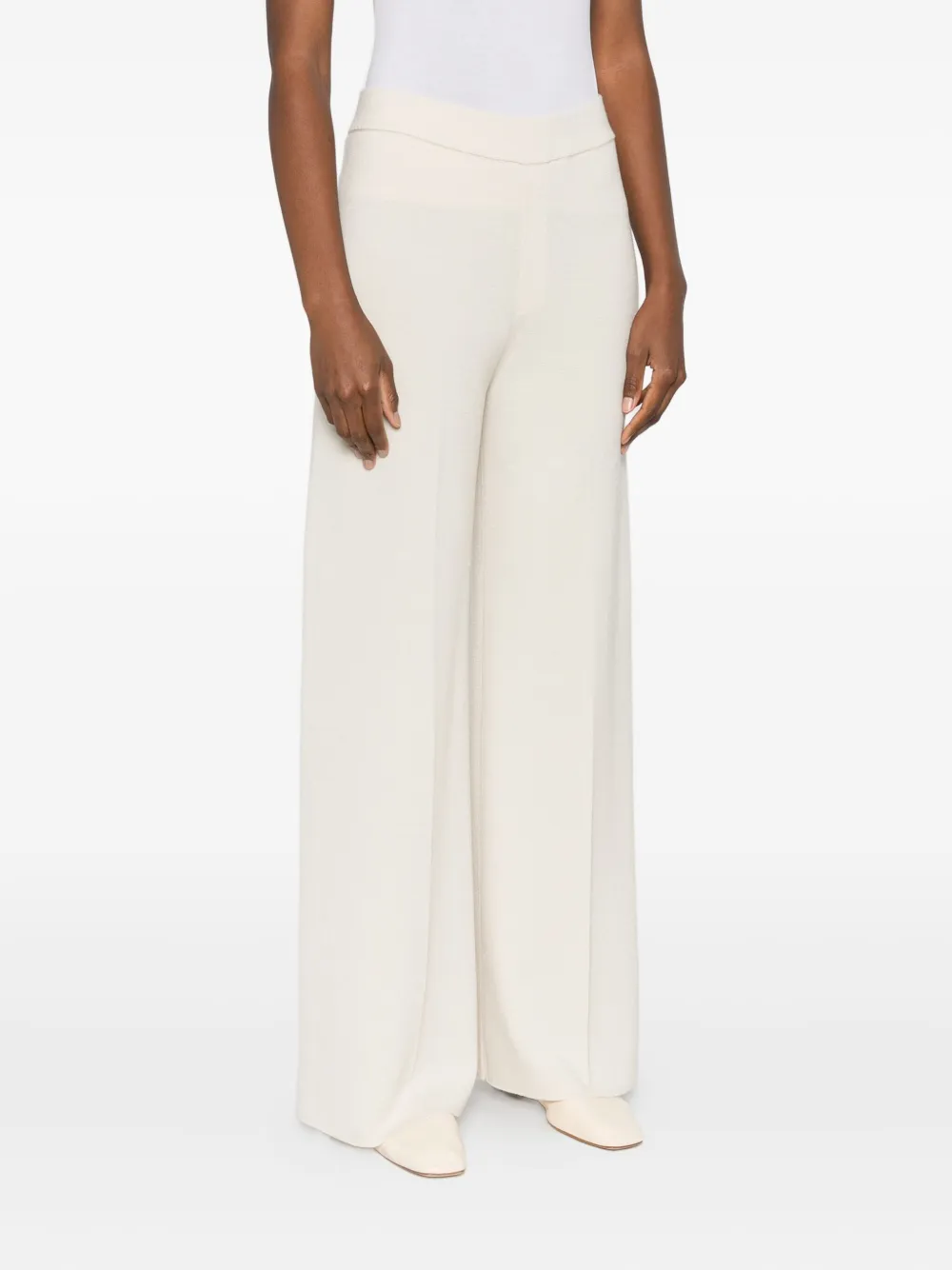 Gran Sasso Hose Mit Elastischem Bund In Brown