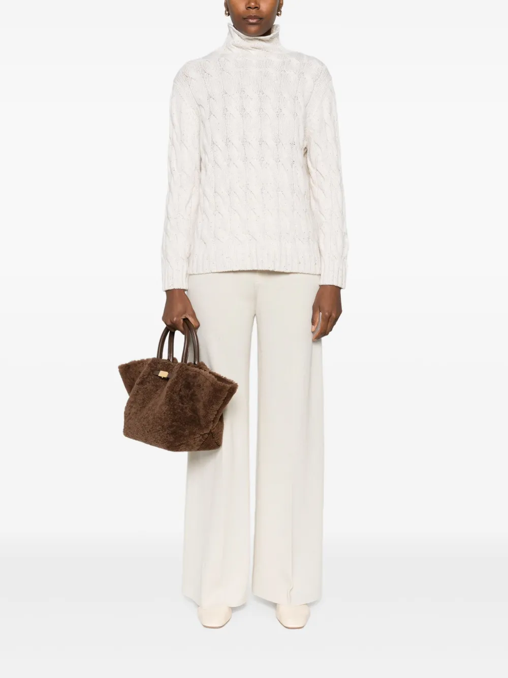 Gran Sasso elasticated-waistband trousers | Wide-Leg Pants | Image 2